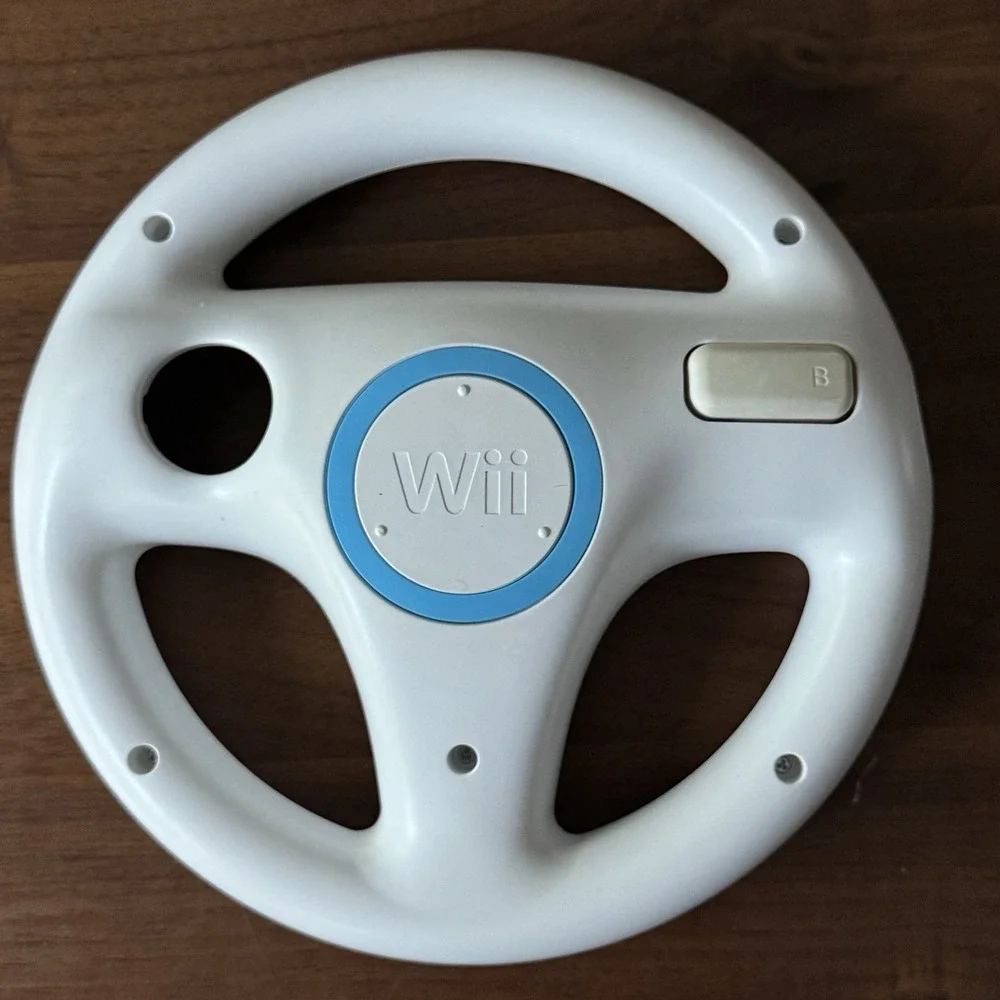 Mario Kart Racing Steering Wheel for Nintendo Wii Remote Game Controller OEM